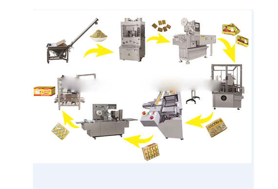 China Manufacturer cube de bouillon marque populaire en espagne bouillon cube machine bouillon cubes machine