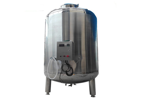 stainless steel milk receiving tank