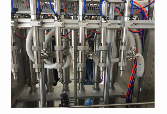 automatic pneumatic thick liquid piston filler filling machine