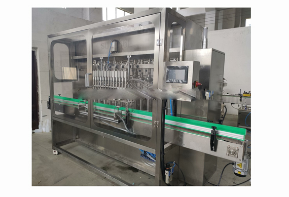 automatic pesto sauce filling capping and labeling machine with VIDEO