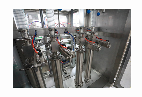 automatic glass ketchup bottle filling capping and labeling machine with CE ISO9001