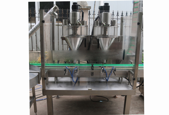 aautomatic small volume bottle mica auger powder filling machine