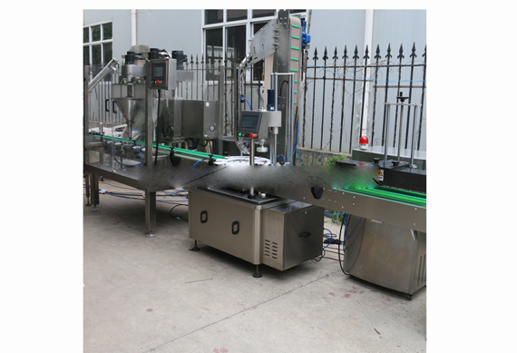 aautomatic small volume bottle mica auger powder filling machine