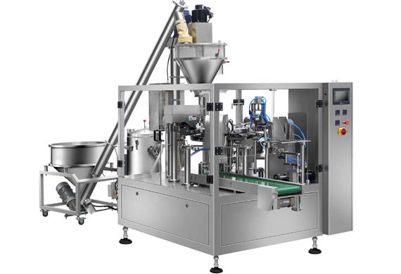 Automatic powder packing machine in pouch 30-50 bags/min