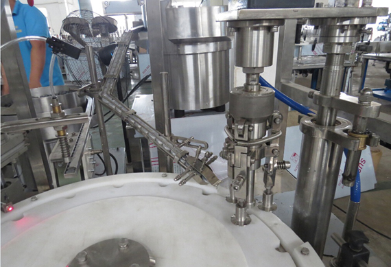 factory price automatic screw powder bottle filling machine