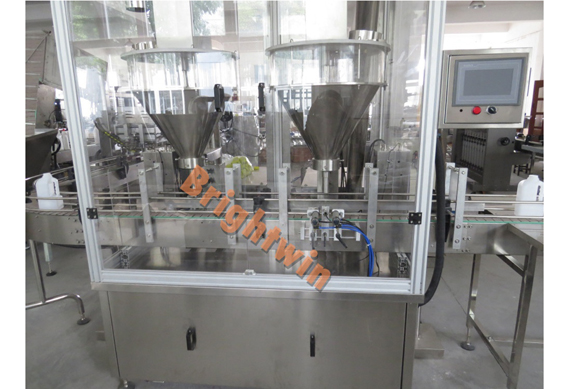 factory price automatic screw powder bottle filling machine