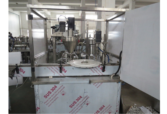 factory price automatic spice powder /onion powder bottle filling capping machine