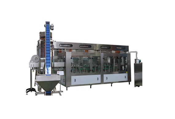 plastic bottle filling machine of three in one type equipment