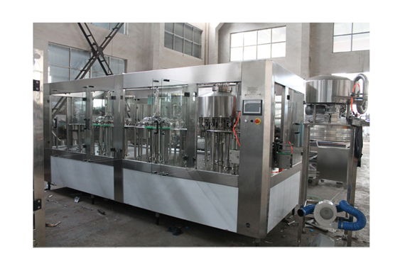 plastic bottle filling machine of three in one type equipment