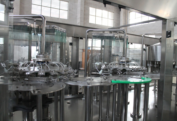 Pure water and beverage production three in one filling machine