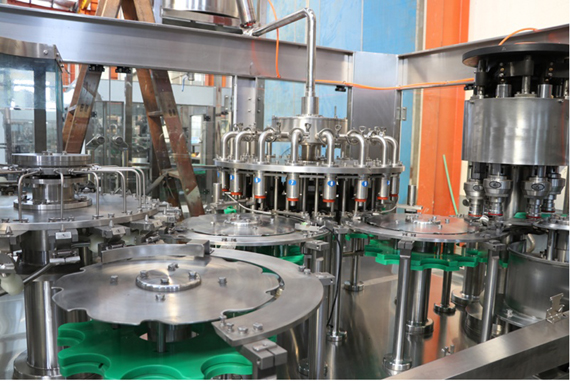 Pure water and beverage production three in one filling machine