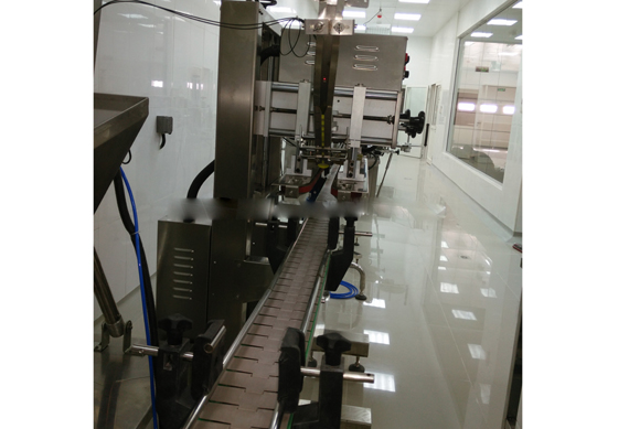 Double heads automatic powder jar filling machine