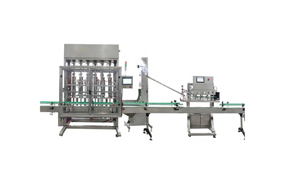 Automatic peanut butter filling capping machine