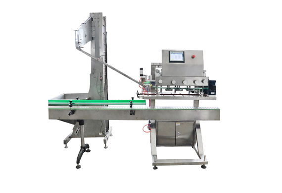 Automatic peanut butter filling capping machine