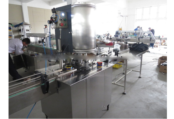 pet bottle filling sealing machine line