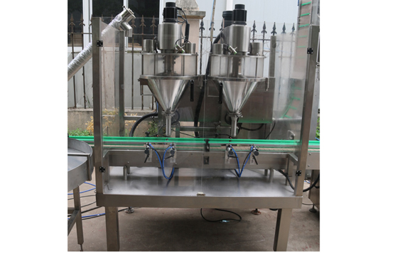 automatic spirulina powder bottle filling and capping machine