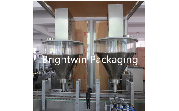 automatic spirulina powder bottle filling and capping machine