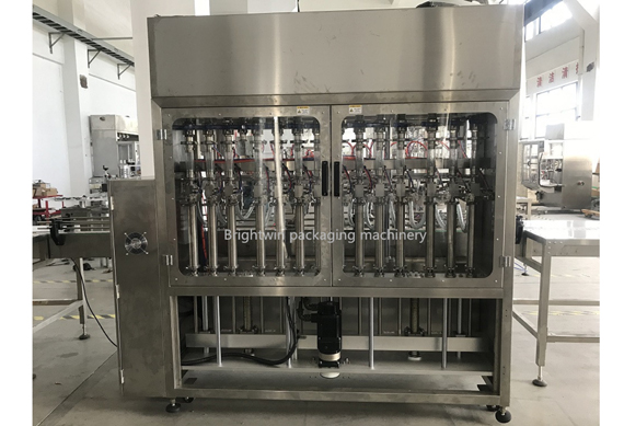 SERVO MOTOR plastic bottle filling capping and labeling machine liquid