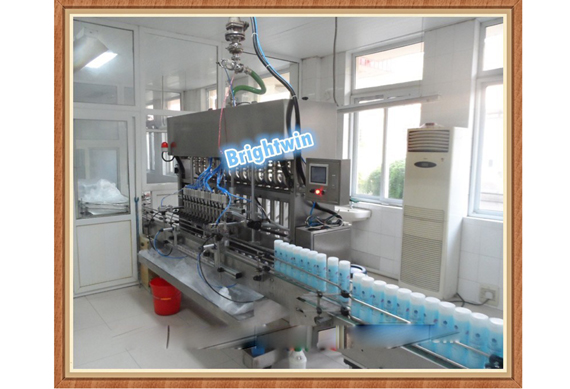 factory price automatic dish washing liquid/dish soap bottle filling capping machine