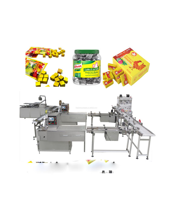 Shanghai factory sales Special Solid Maggi Seasoning Cubes machinery Maggi Cubes wrapping machines boxing machines