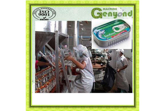 Top quality fish canning line / canned sardines production line