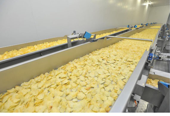 Excellent quality full automatic potato chips production line/fresh potato chips making machine/frozen french fries maker