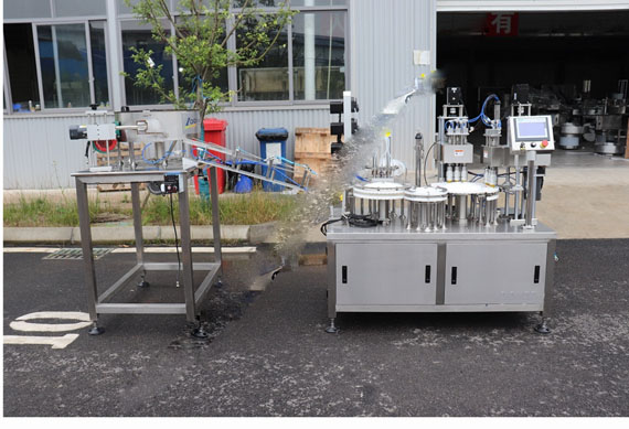 automatic biochemistry reagent filling machine with video