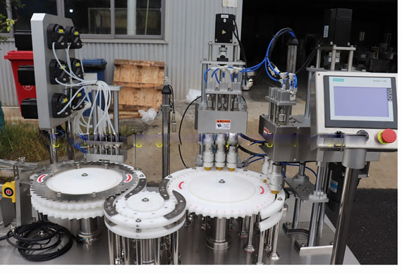 automatic biochemistry reagent filling machine with video