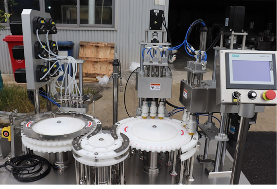 automatic liquid filling capping machine for tube