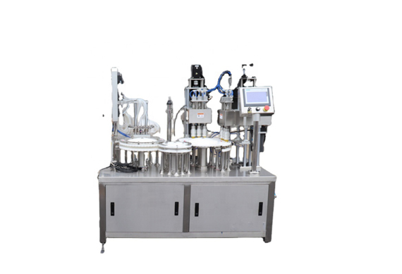 automatic IVD test reagent tube filling capping machine