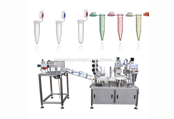 Automatic small bottle volume ELISA reagent filling capping machine