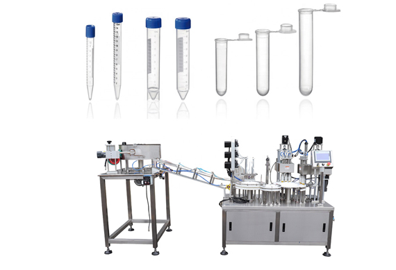 2 ml Automatic Endocrinw testing Genetic Tumor Gene Detection reagents filling capping and labeling machine