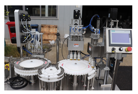 automatic diagnostic reagent filling and capping machine