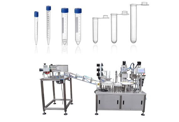 2 ml Automatic Non-invasive DNA paternity testing during pregnancy filling capping and labeling machine