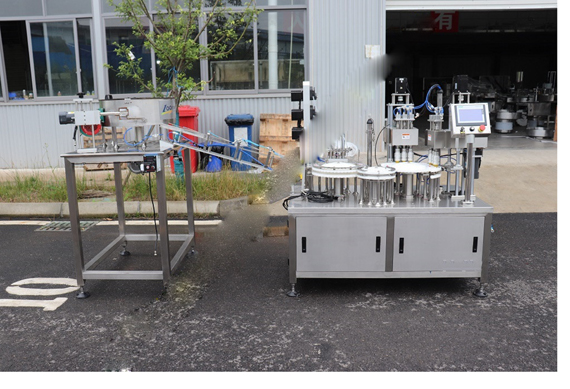 fully automatic disease rapid test filling capping machine