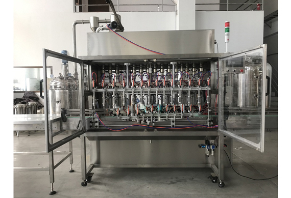 Penumatic piston full-auto paste filling capping machine