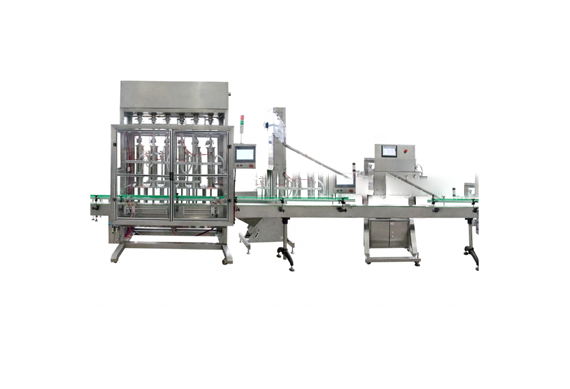 Automatic liquid soap production equipment for plastic bottle