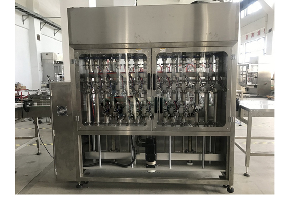 Automatic organic sauce filling and capping machine