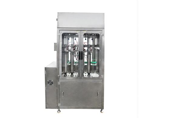 Automatic bottle filling machine for ketchup