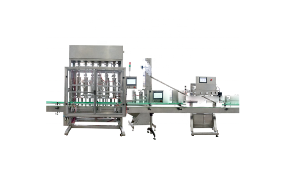 automatic soy sauce bottle filling capping machine