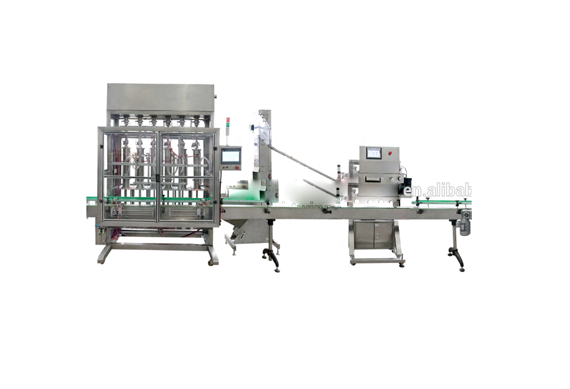 Automatic garlic sauce filling and capping machines