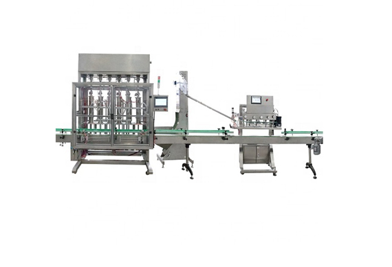 Automatic big volume filling capping labeling machine for 1 L- 5 L
