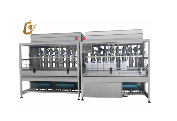Automatic big volume filling capping labeling machine for 1 L- 5 L