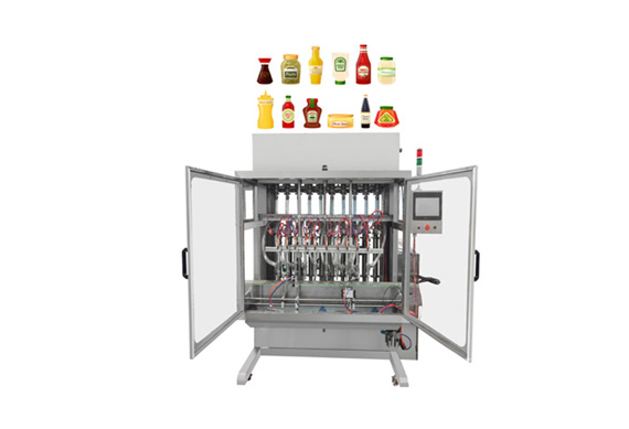 pneumatic oil filling machine honey filling machine cream filling machine with heater and mixer