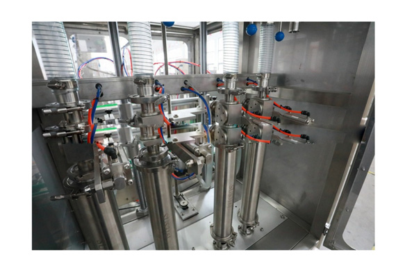 Auto clean viscous liquid filling capping machines for glass Bottle