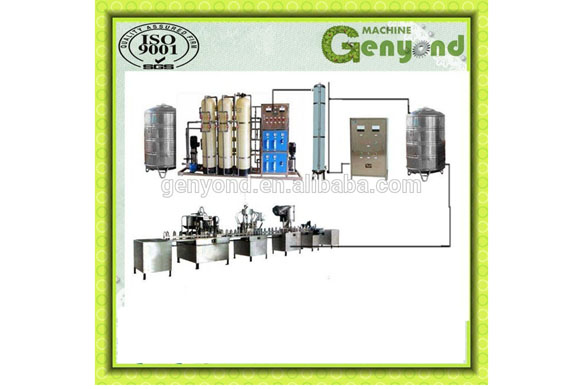 Small scale mineral water production plant / mineral water production line