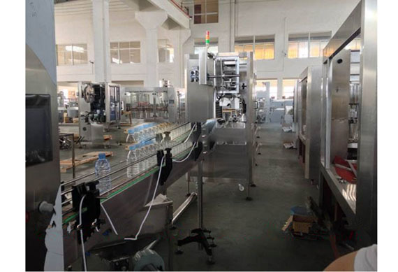 Still water bottling line