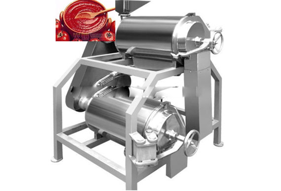 Stainless steel tomato paste processing machine mango pulper Fruit puree vegetable pulp making machine