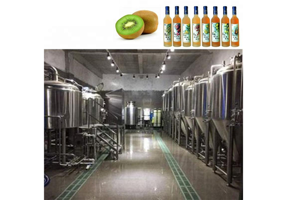 fresh fruit wine making machine with bottle packing machine