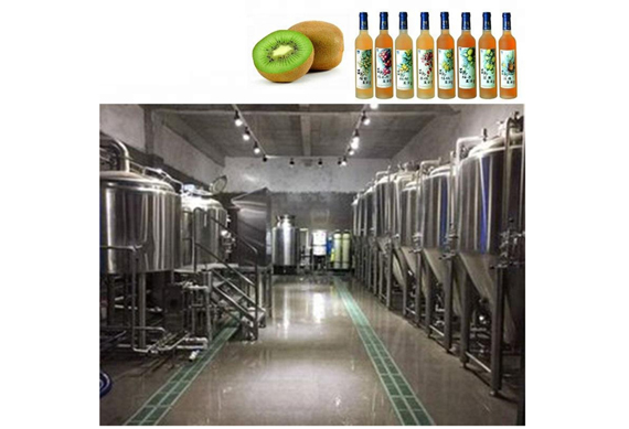 fresh fruit wine making machine with bottle packing machine